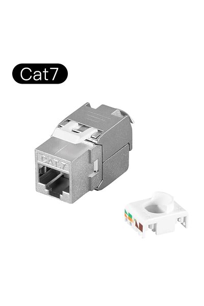 Choice Cat7 Rj45 Cat6a Cat7 Rj45 Keystone Shielded Slot Ftp Zinc Alloy Module Connector Network Insert Tool