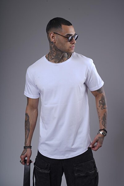 king brich Ανδρικό μπλουζάκι με βρώμικο γιακά με διπλό κανονικό σχήμα απλό Basic