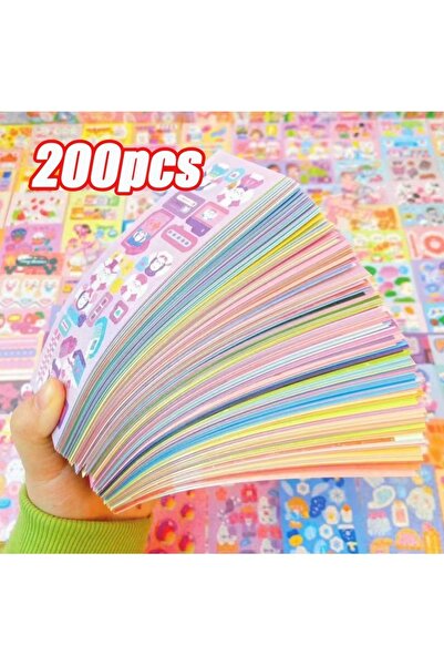 Choice1 200 قطعة - عشوائي 100/200 قطعة ملصقات لطيفة، ملصقات كرتونية، ملصقات ل...