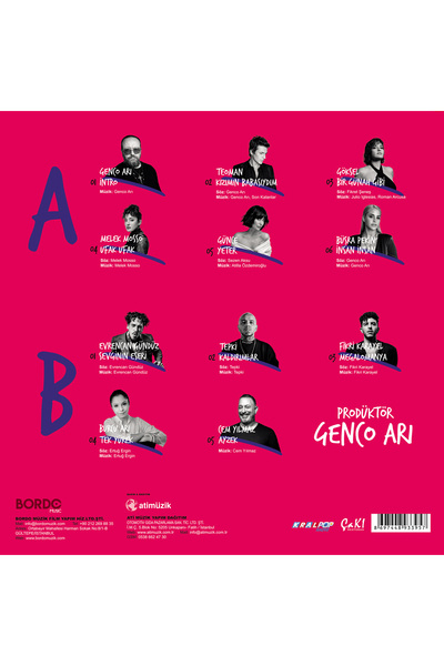 Ati Müzik PLAK - Çeşitli Sanatçılar - Genco Arı Prodüktör