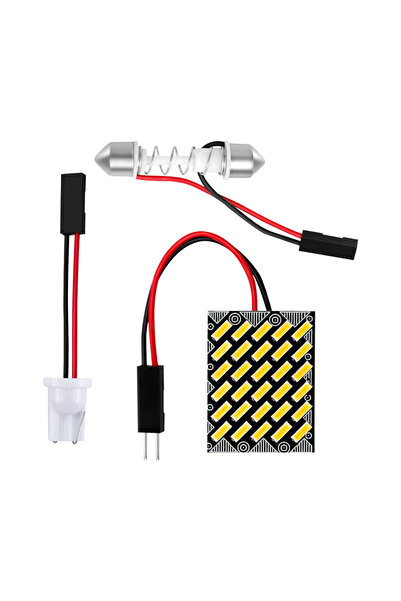 choice2 مصباح سقف أبيض 30 SMD T10 W5w Cob 30SMD 54SMD 117SMD LED للسيارة مصبا...