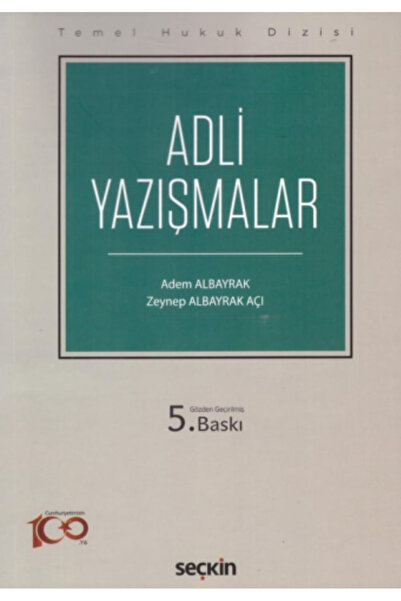 Seçkin Yayıncılık Adli Yazışmalar (THD) / 5. Baskı /Eylül 2024