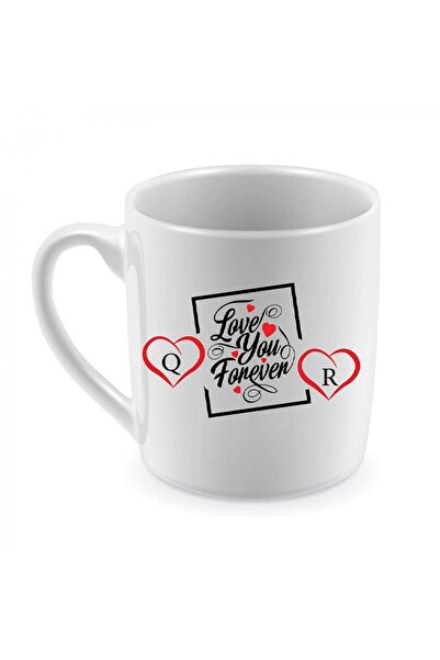 Be Care A double-sided tea mug with the letters Q&R in English and You Are Al...