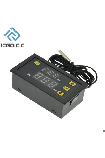 ICGOICIC 24V 240W W3230 12V 24V AC110-220V Probe line 20A Digital Temperature Control LED Display Thermostat