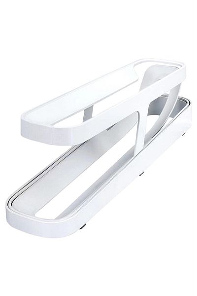 Choice Foldable style Double Layer Rolling Egg Dispenser Refrigerator Egg Storage Box Automatic Scrolling E
