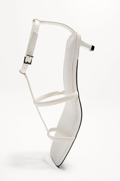 Bershka Strappy kitten heel sandals