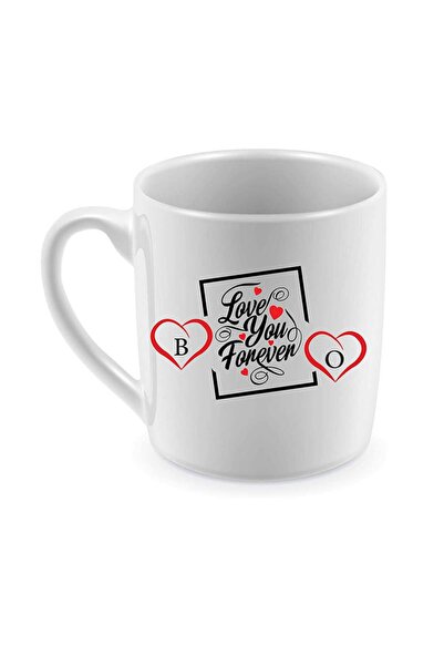 Be Care Coffee and tea mug, heat printing, double-sided design, B&O letters