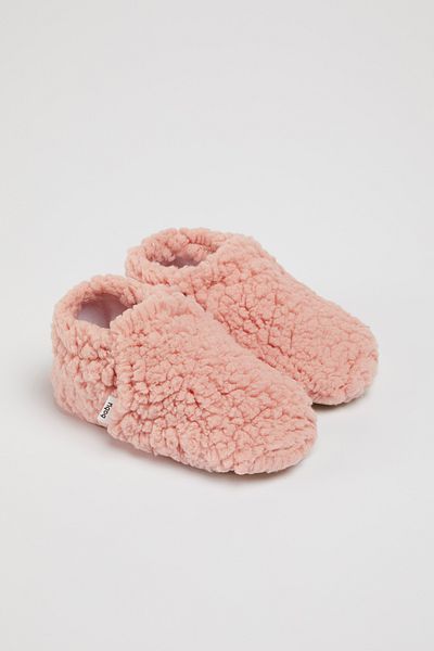 BabyZilla Teddy Baby Booties, Non-Slip Sole, Home Nursery Shoes, Organic Cotton Lining, Home Boot Slippers