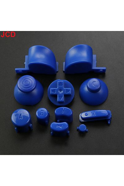 JCD O 1set Full Set L R Abxy Z Keypads Buttons With 3d Thumbsticks Caps For Gamecube For Ngc D Pads.