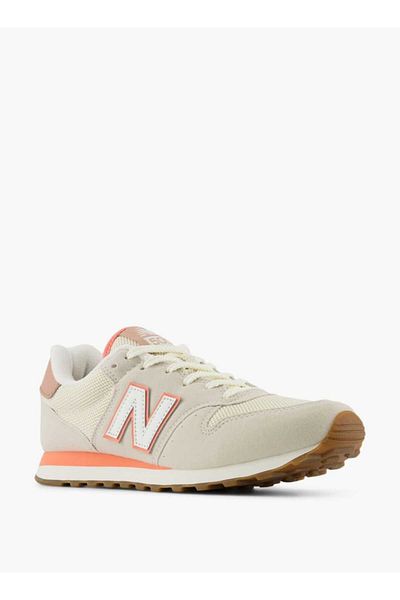New Balance Women's Panelled Sneakers with Lace-Up Closure - 500