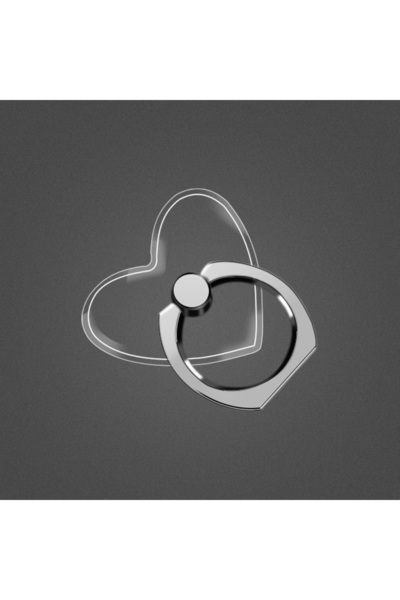 WSSHE حامل هاتف ذكي على شكل حلقة إصبع الحب لهاتف iPhone X الخليوي الذكي الشفا...