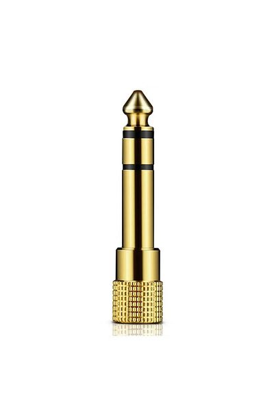 Choice 1PCs liulz Jack 6.5 6.35mm Male Plug to 3.5mm Female Connector Gold Plating Headphone Microphone AUX