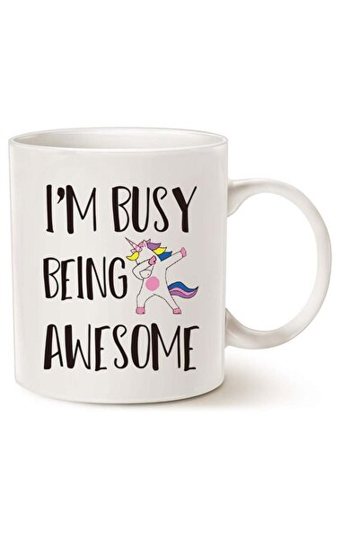 Be Care Mawg Funny I'm Busy Being Awesome Coffee Mug Birthday Gift for Friend...