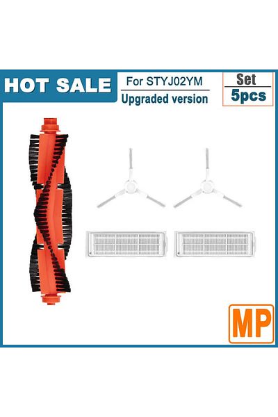 Choice as picture For Xiaomi Robot Vacuum S10,S12 Accessories Brushes B106GL Vacuum Cleaner Accessories Hep