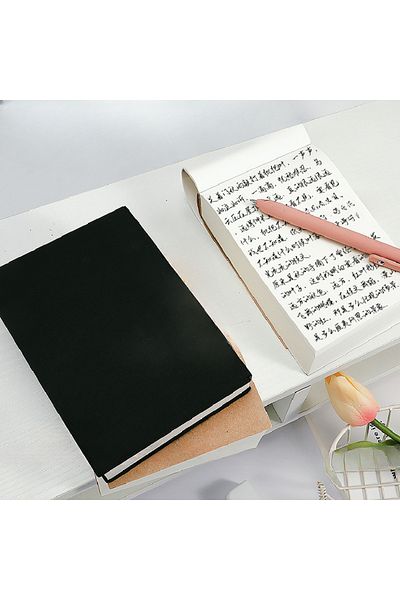 Choice Black 500-page Blank Notebook For Students Sketching And Graffiti Thick, Tearable And Perfect For Of