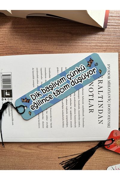 mugshop Prince I'M Standing Upright Metal Bookmark, Gift Metal Premium Bookmark