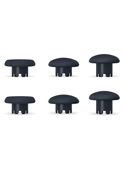 Choice 2 For PS5 Edge Dualsense Controller Replacement Thumbsticks Joysticks Grip and 4 Paddles Black