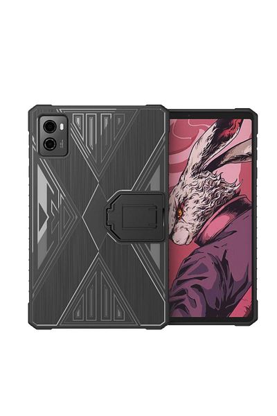 Choice جراب مقاوم للصدمات مع حامل لجهاز Lenovo LEGION Y700 2023 باللون الرمادي من الجيل الثاني مقاس 8.8 بوصة TB-320FU