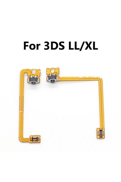 JCD For 3ds Ll Xl 1/3pcs L R Shoulder Button With Flex Cable For 3ds 3dsll 3dsxl New 3ds Ll Xl Repai