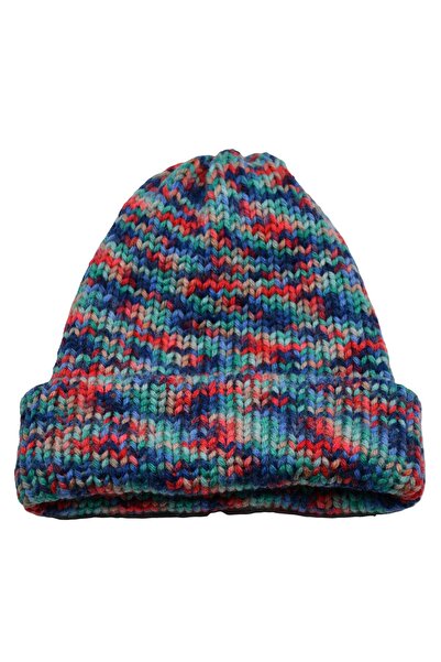 şapkadan Дебела зимна плетена вълнена дамска шапка