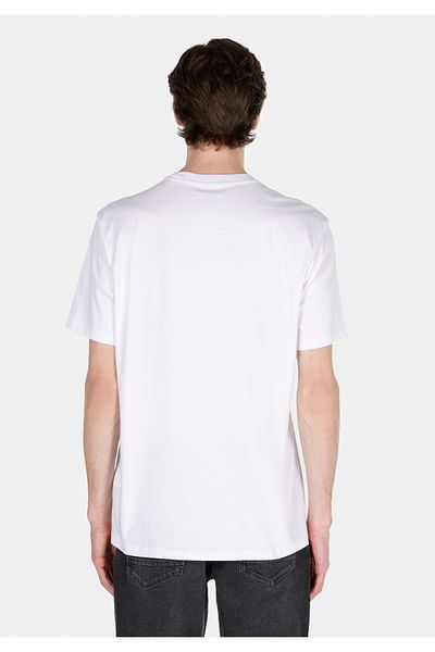 Colin's Comfort Fit Round Neck Plain Men's White Short Sleeve T-Shirt