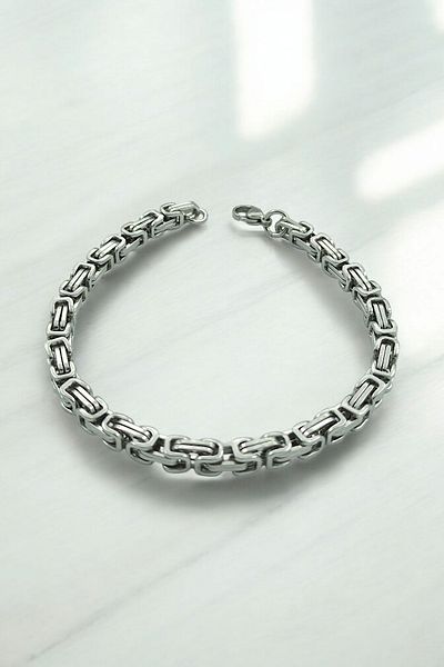 Çlk Accessories Steel Men's Bracelet - Three-Dimensional Thick Chain 707640