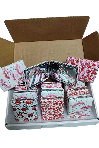 Emrah Gültekin Şık Aşk Desenli Taşlı Çift Taraflı Dikdörtgen 8,5*6cm Boyutlu ...