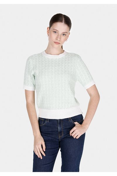 Colin's Pulover verde pentru femei Regular Fit