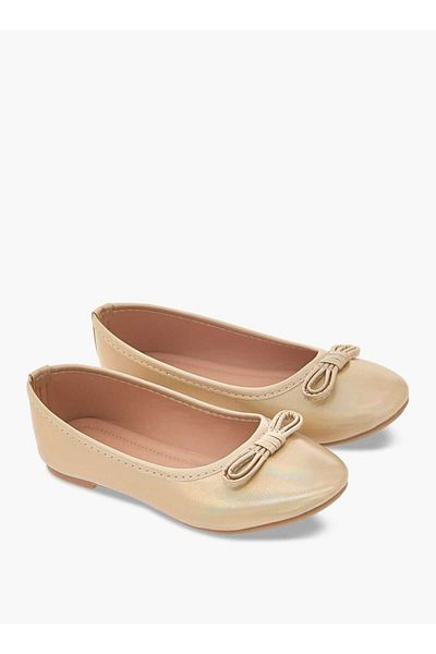 Flora Bella by Shoexpress Flora Bella Bow Detail Slip-On Ballerina Shoes