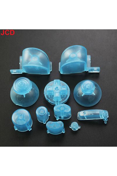 JCD H 1set Full Set L R Abxy Z Keypads Buttons With 3d Thumbsticks Caps For Gamecube For Ngc D Pads.