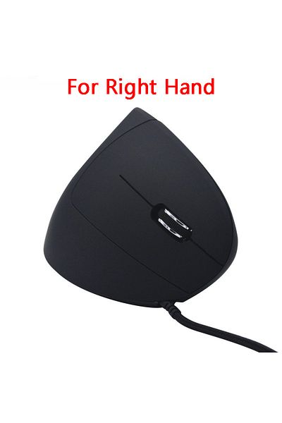 Choice ماوس USB سلكي لاسلكي عمودي مريح قابل لإعادة الشحن محمول للكمبيوتر الشخصي والكمبيوتر المحمول والكمبيوتر المحمول