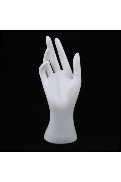 Choice B-White Mannequin Hand Jewelry Display Holder Stand Long Arm Support Organizer Hand Manquin for Chai