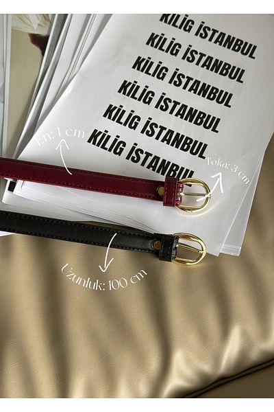 KİLİGİSTANBUL Kenni̇ Basic Belt 100 cm