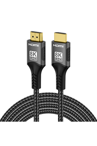 Choice كابل HDMI بطول 3 أمتار بدقة 8K، كابل HDMI 2.1 عالي السرعة 48 جيجابت في الثانية، سلك HDMI مضفر - 4K@120Hz، 8K@60Hz، DTS:X، HDC
