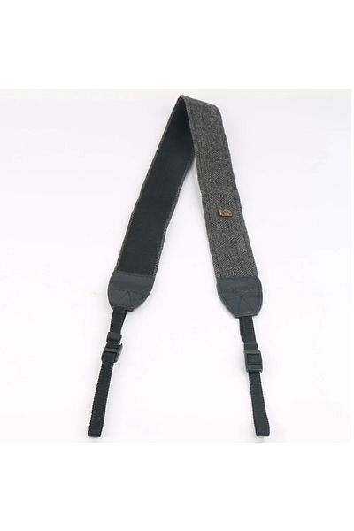 XMSJ Grey Portable Camera Strap Adjustable Cotton Leather Camera Shoulder Neck Strap Belt For Sony/ Nikon