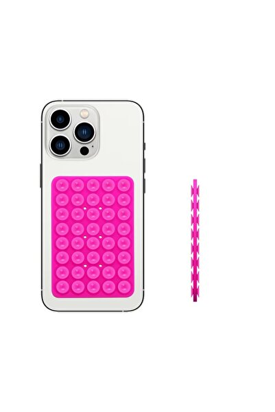 Choice غلاف هاتف أحمر مزدوج الجوانب من السيليكون مع حامل قابل للفصل لالتقاط ص...