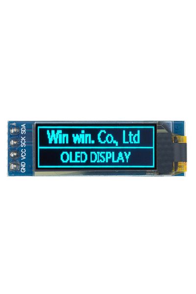 Choice Blue 1pcs 0.91 inch OLED module 0.91" white/blue OLED 128X32 OLED LCD LED Display Module 0.91" IIC