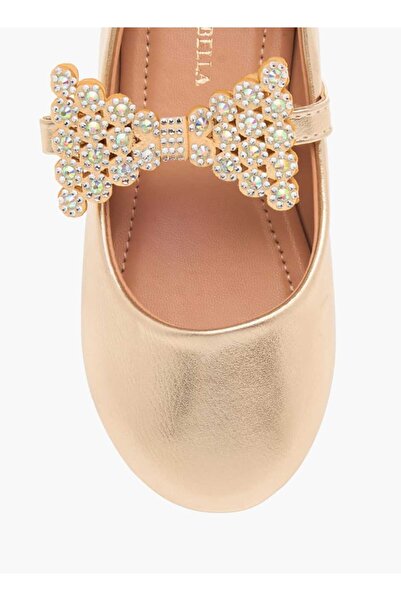 Flora Bella by Shoexpress Flora Bella Embellished Bow Applique Ballerina Shoes