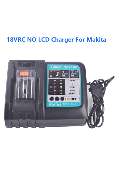 Choice1 شاحن بطاريات ليثيوم أيون Yakee DC18RC، بجهد 18 فولت، بدون شاشة LCD، م...