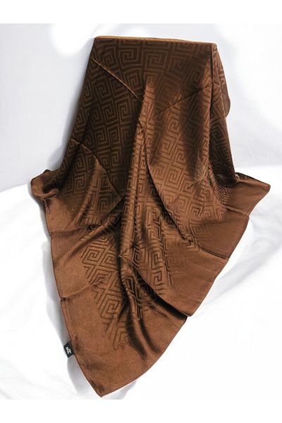 Akel Modern Patterned Scarf 100 X 100 Evening Dress