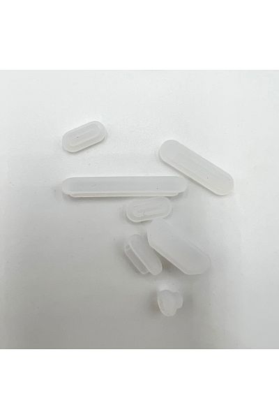 Choice Pro14 M4 M3 M2 M1 transparent 7PCS Dust Plug Cover Dirt Plug Cups Set for MacBook Pro 14/16 inch Air