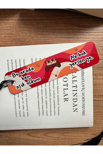 mugshop Prince I'M in Love Premium Metal Bookmark, Gift Book Marker