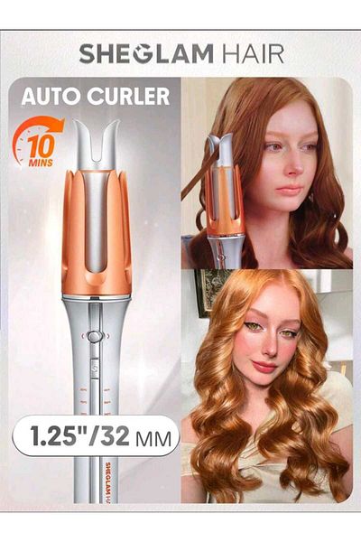 SHEGLAM Hair Curling Iron Auto Curler 32 mm