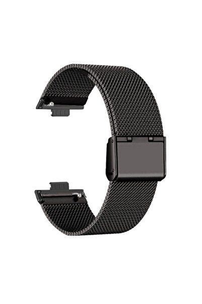 Choice سوار ساعة هواوي فيت 3 أسود من الفولاذ المقاوم للصدأ، سوار شبكي، سوار م...