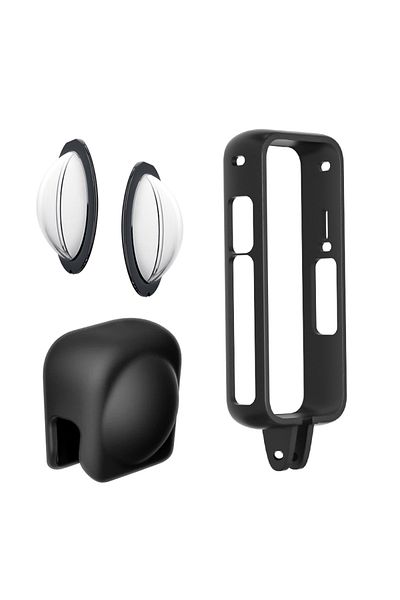 Choice X3 three-piece set For Insta360 X3 Protective Frame Lens Protective Cover Lens Cover Protective Film