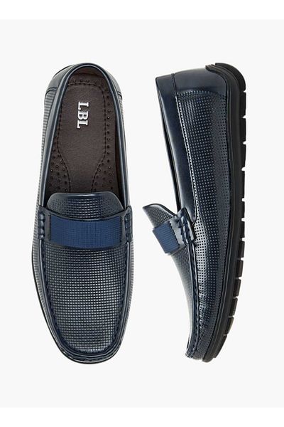 LBL by Shoexpress Textured Slip-On Loafers