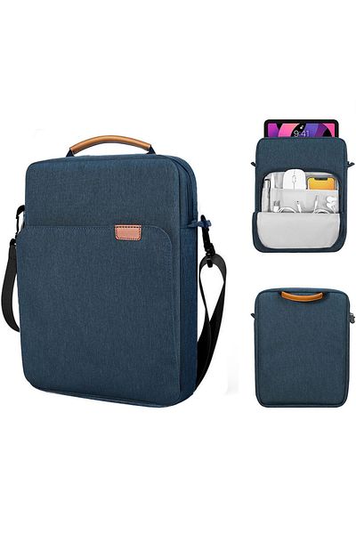 Choice Blue 9.7-11in Tablet Handbag Case Sleeve Portable Pouch For iPad 9th 8th Air 4 5 Generation Bag For