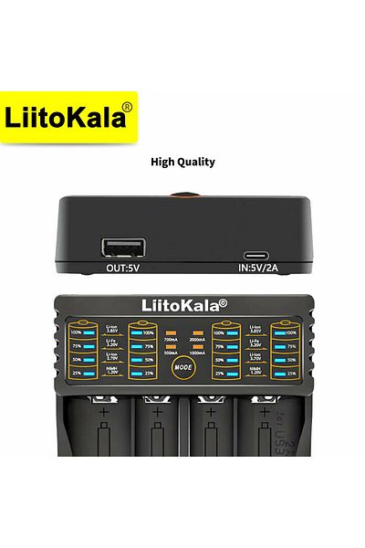 liitokala Lii-402 18650 Smart Battery Charger 1.2v 3.7v 3.2v 3.85v For 26650 18500 18350 17500 16...