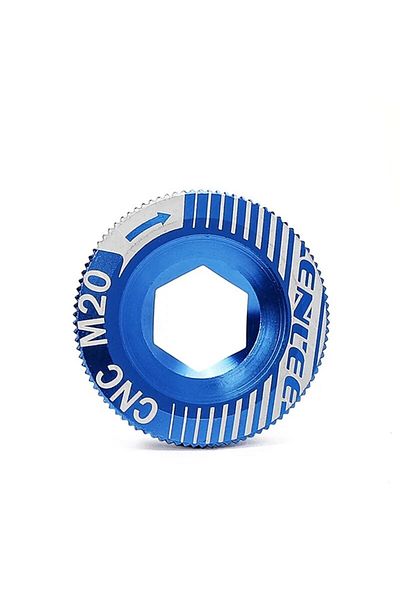 Choice M20 blue ENLEE Bike Crank Cover Crank Screw Aluminum Alloy Mountain Bike Color M18 M20 Compatible Wi