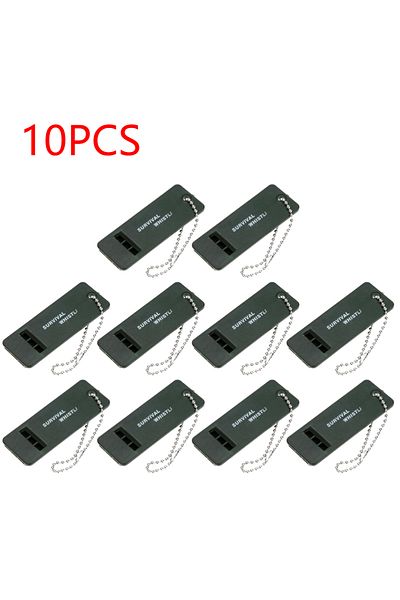 Choice 10PCS 1-10PCS 3-Frequency Whistle High Decibel Survival Whistle Keychain Referee Camping Hiking Outd